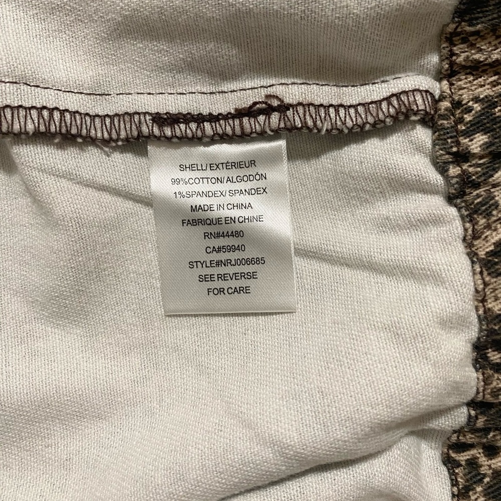 Twill Python Print Bomber Jacket - Picture 8 of 8